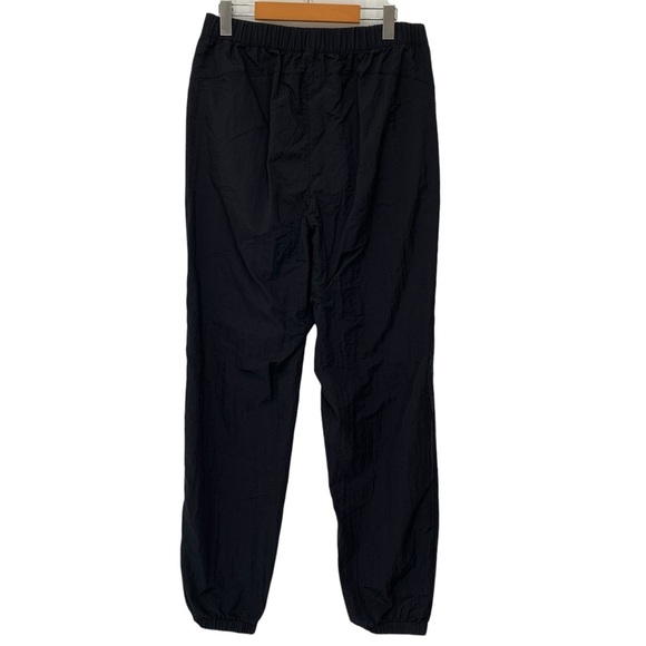 GAP Joggers Womens Large TALL/LONG Black 100% Nylon High Rise Quick Dry Travel - Picture 3 of 6